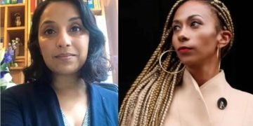 Anusree Biswas Sasidharan (left) & Stephanie Prior