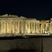 Parthenon at night