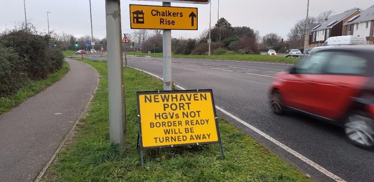 A sign of the times bringing border bureaucracy