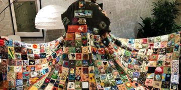 Coat of Hopes with the final patches sewn on
