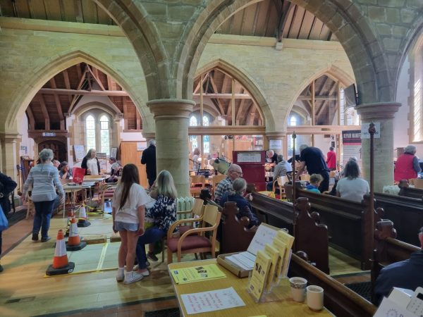 Image of a church turned into a cafe