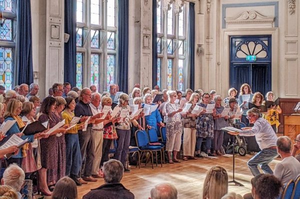 Image of a choir singing