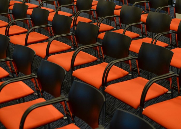 empty conference seats