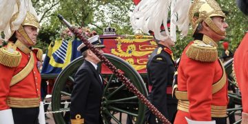 Image of Queen Elizabeth II’s funeral.