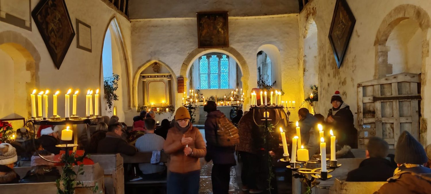 Carol Service Hamsey Church.