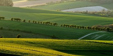 The South Downs outside Lewes