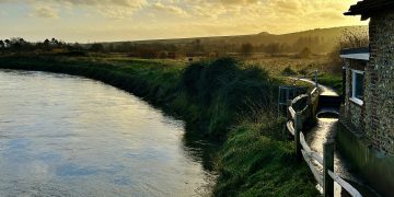 River Adur running through Bramber