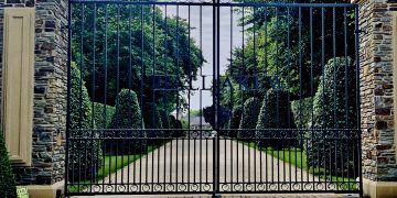 The gates at Ballakew, Isle of Man