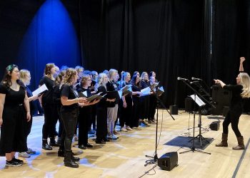 Sing Space choir performing