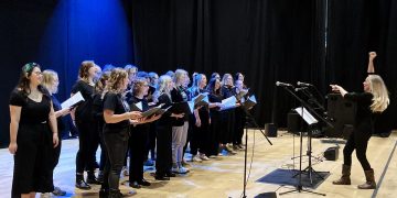 Sing Space choir performing
