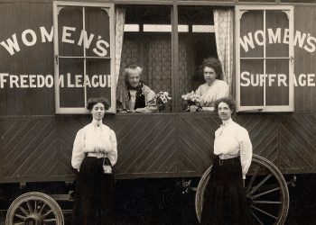 Women’s Freedom League caravan tour 1908.