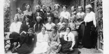 Women from the Women's International League for Peace and Freedom conference, Zurich 1919