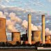 Waste heat from a power plant.