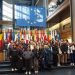 school party in the European Parliament Strasbourg