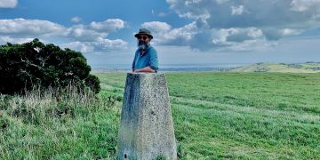 The author on Wilmington Hill