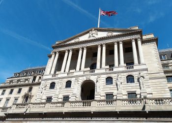 View of the Bank of England