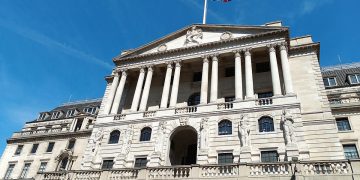 View of the Bank of England
