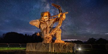 Bonfire scupture