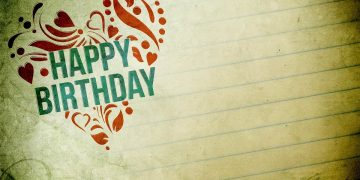 Notepad with Happy Birthday printed on it