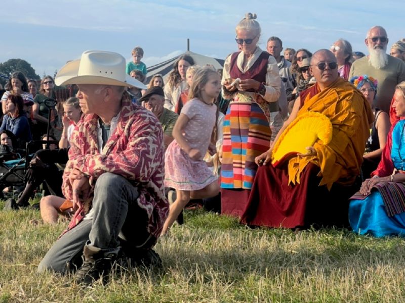 People of all ages at the festival