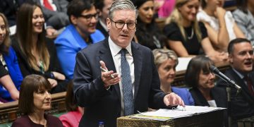 Keir Starmer at Prime Minister's questions 24 July 2024.