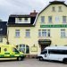 Ambulance and Bus enroute to Kyiv near Leipzig