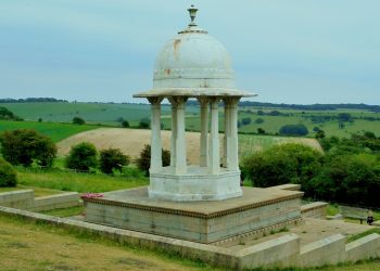 View across the Downs of the Chattri memorial, Brighton