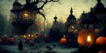 Halloween scene