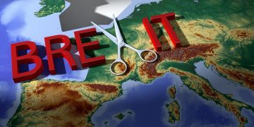 Brexit Map Scissors