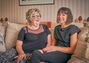 Yvonne and befriending volunteer Patrycja.