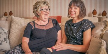 Yvonne and befriending volunteer Patrycja.