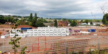 Building site near Pinhoe