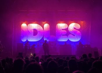 Idles on stage