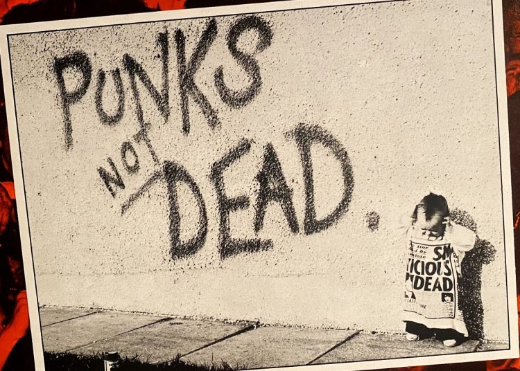 poster say Punks Not Dead