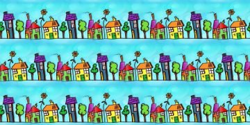Housing in cartoon form
