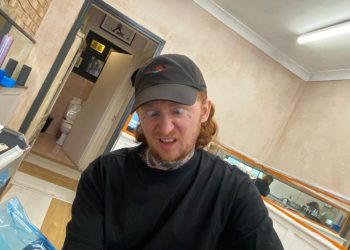 a photo of Frank Carter making a funny face