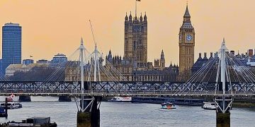 Houses of Parliament from Waterloo