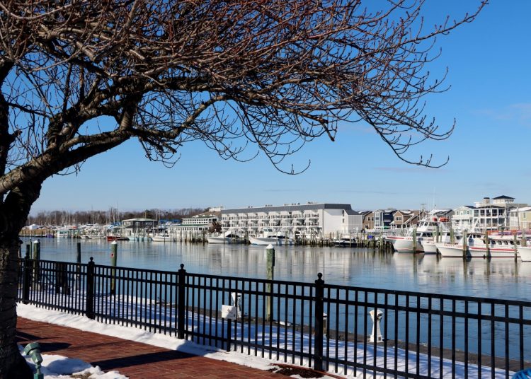 The waterfront, Lewes, Delaware, USA