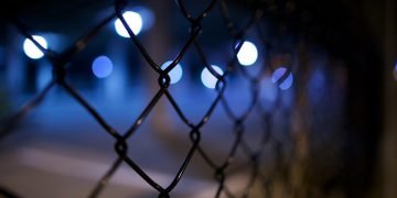 Chain link fence