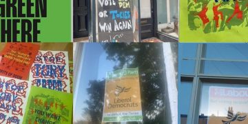 Images from 2025 election campaign in Lewes