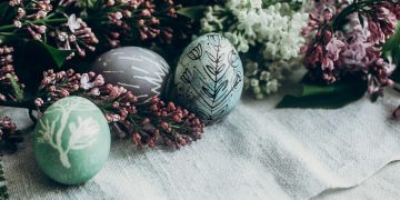 Decorated eggs