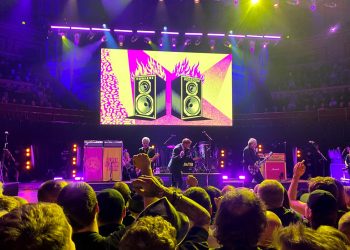 Sex Pistols performing on stage at Royal Albert Hall