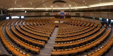 Hemicycle in the European Parliament