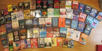 A photo of all my Stephen King novels