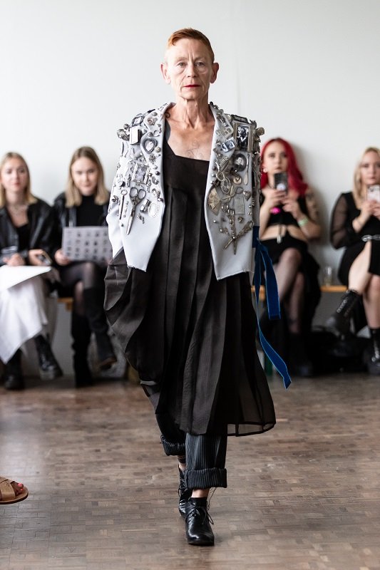 woman on the catwalk