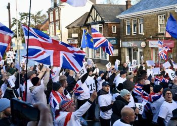 Crowborough protesters