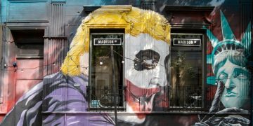 Donald Trump as the Joker