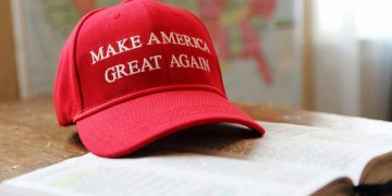 A MAGA cap