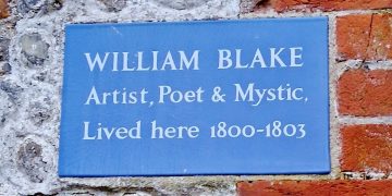 William Blake plaque