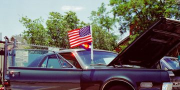 An old American car
